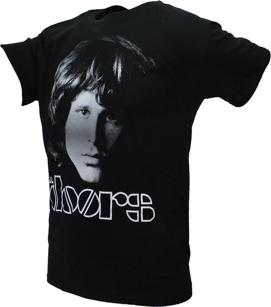 The Doors Jim Morrison Band T-Shirt Zwart - Officiële Merchandise - POPMERCH