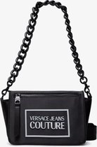 Versace Jeans Gummy Logo Tas Zwart/Wit - Maat: One size