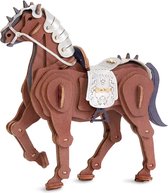 Robotime Warrior Horse - Houten 3D DIY bouwset - TWA01 - Houten bouwpakket - Knutselen