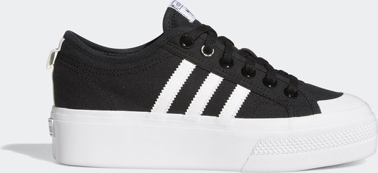 adidas Originals Nizza Platform Schoenen - Dames - Zwart - 39 1/3 | bol