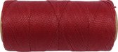 Macramé Koord - DIEP ROOD / DEEP RED - #44 - Waxed Polyester Cord - Klos ca. 173mtr - 1mm Dik