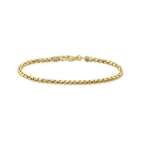 Bracciale Donna THOMAS SABO In Argento 925 E Cristalli – Modello Con Anelli Intrecciati, Incisione 'Together Forever', Regolabile 16-27 Cm