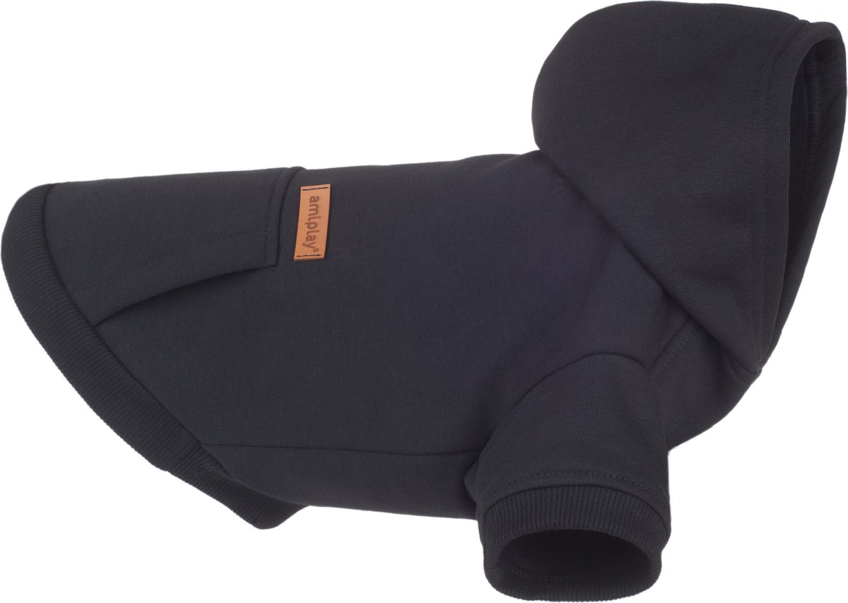 Amiplay Hoodie Texas zwart 25x29x42cm