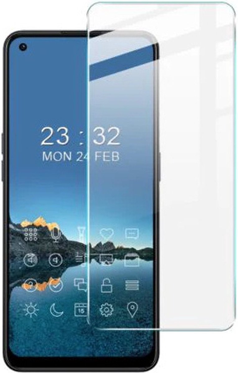 2x Screenprotector Bescherm-Folie geschikt voor Oppo Reno 8
