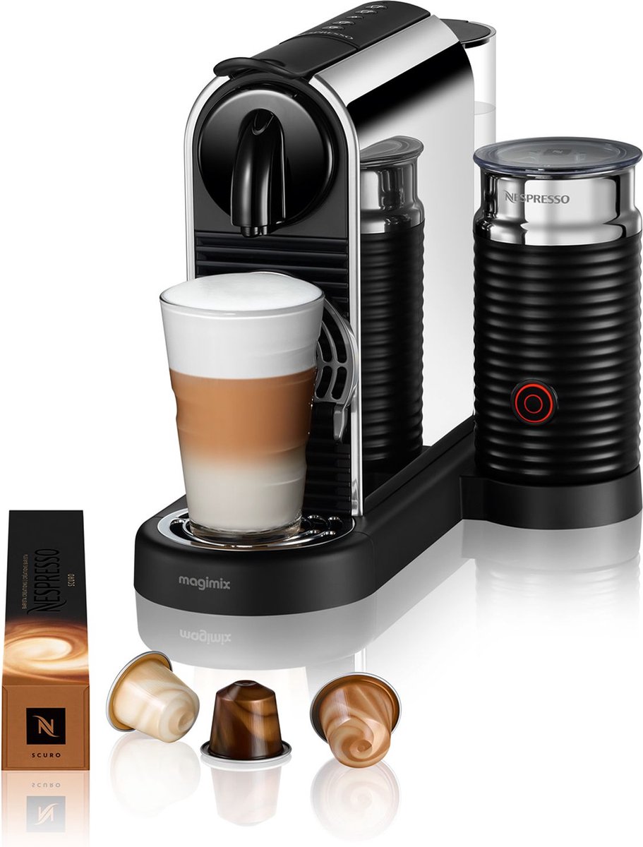 Magimix Nespresso Citiz Platinum & Milk Stainless Steel bol