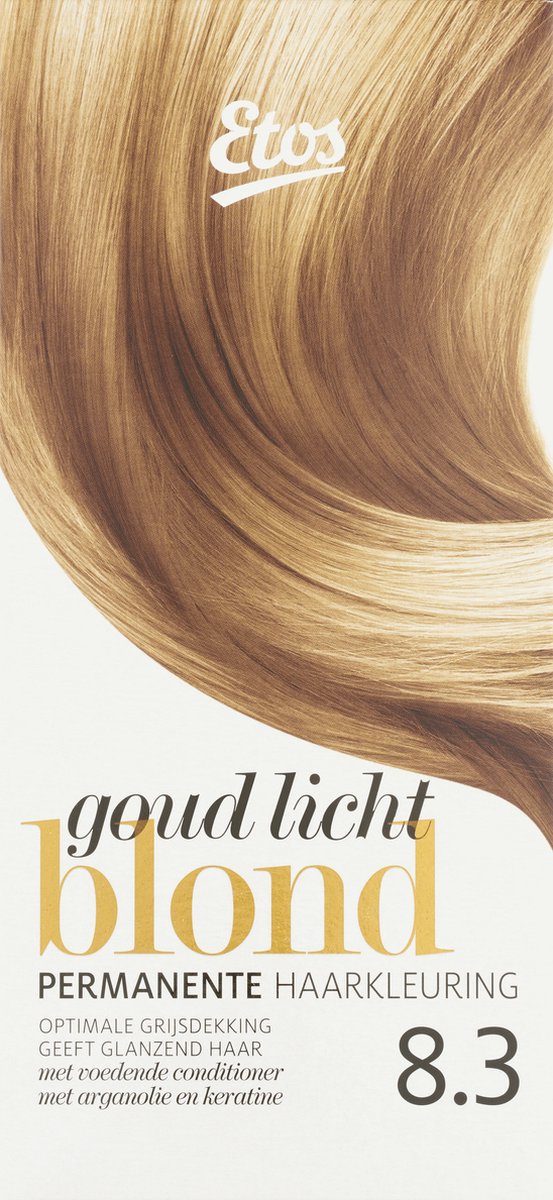 Etos Permanente Haarverf - Goud licht blond - 8.3 - 120 ML