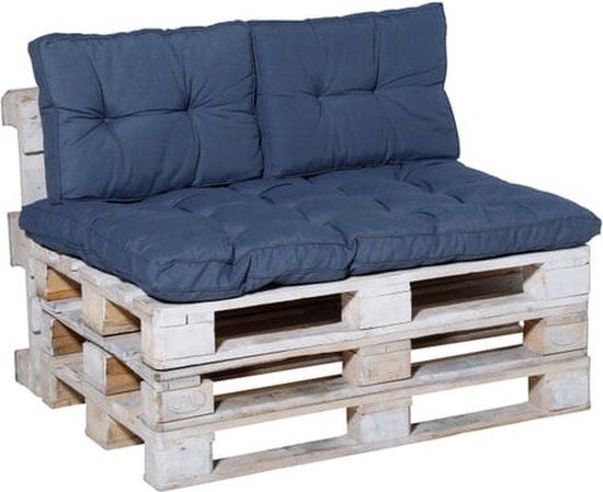 Madison Palletkussenset Florance Safier Blauw - 3 delig