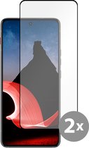 Cazy Tempered Glass Screen Protector geschikt voor Motorola ThinkPhone - Zwart - 2 stuks