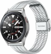 By Qubix - 20mm - Garmin Vivoactive 5 - Vivoactive 3 - Stalen bandje - Zilver - Garmin bandje