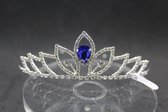 Mooie tiara, kroon, bruid, prinses, haaraccessoire, luxe diadeem, Haarpin, bloemen, haarpin, strass, koningin, maangodin, godin