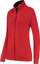 Travelin' Vest Lund dun gebreide dames Cardigan - Rood - Maat S