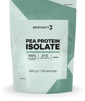 Body & Fit Pea Protein Isolate - Plantaardig Eiwitpoeder - Vegan Protein Poeder - Biologisch Erwten Eiwit - 500 gram (20 Shakes)