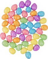 SRV Hub 36 stuks Pasen Mini Eieren, Pasen Decoraties, Kunstmatige Vogeleieren, Decoratieve Paaseieren, Gespikkelde Eieren voor Kid Art Crafts Supplies