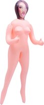 Poupée Sexuelle Gonflable Love Doll avec Trous de Plaisir - Lulu Brunette Sex Doll avec Bouche et Visage Imprimé 155 cm - EZlove
