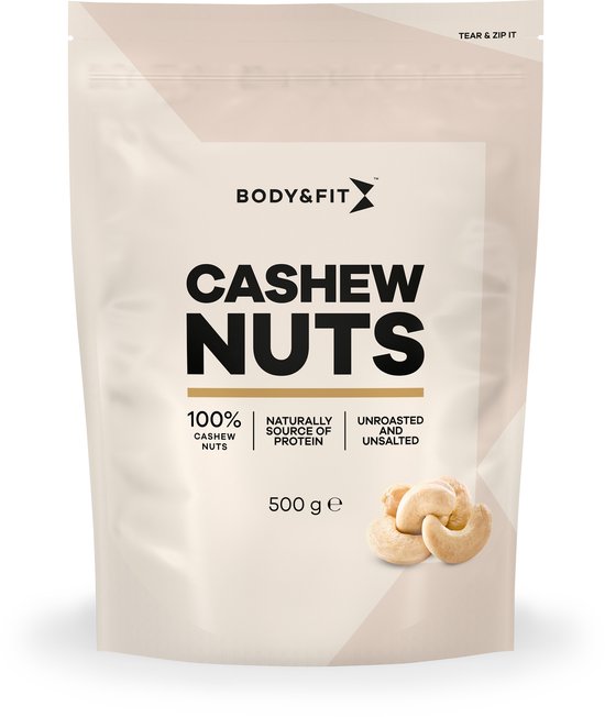 Body & Fit Superfoods- Pure Cashewnoten - 500 gram