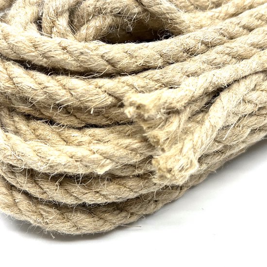 Corde en corde de jute Creative Deco - 10 m, 30 mm d'épaisseur