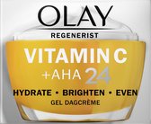 Olay Vitamine C + AHA24 Gel - Dagcrème - Voor Een Stralende En Gelijkmatige Teint - 50ml