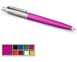Parker Jotter Originals balpen | klassieke magenta afwerking | medium punt met blauwe inkt | 1 stuk