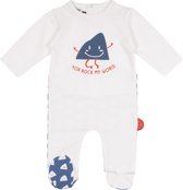 Zerro2three - pyjama - Baby - Jongens - wit - Maat 50