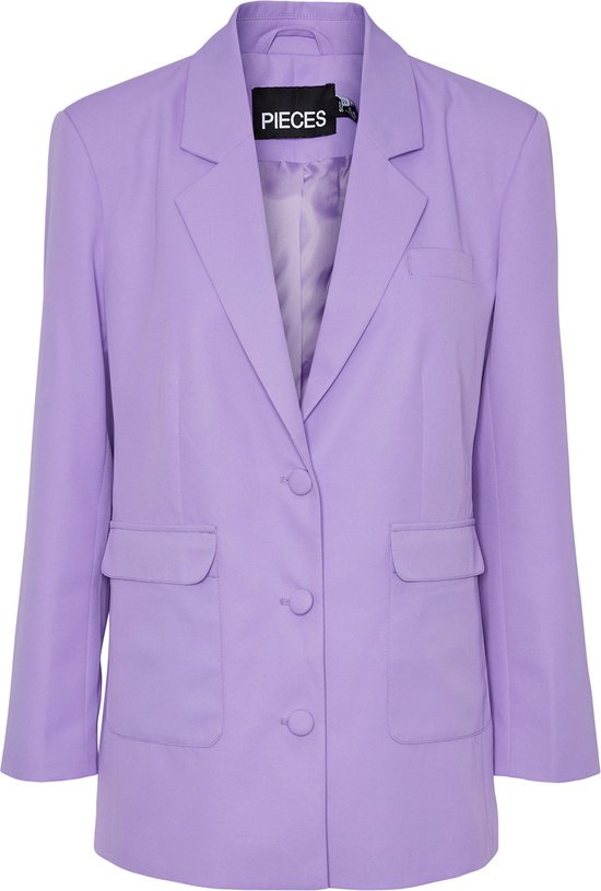Pieces - Pcriley Ls Blazer - 4890063 Hot Fudge Melange