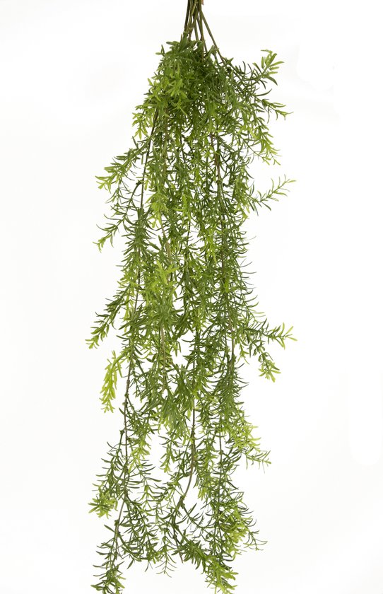 Greenmoods Kunstplanten - Kunstplanten - Kunst hangplant gras - Zijde - 105 cm