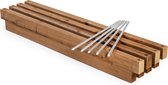 Witbosch - Perkrand - Uitbreidbare houten kantopsluiting - 416 cm