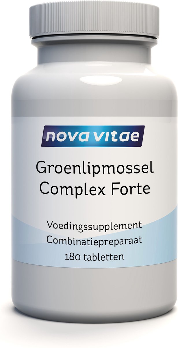 Goedkoopste Nova Vitae - Groenlipmossel Complex Forte - 180 tabletten