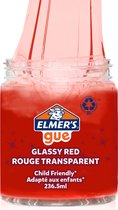 Elmer's Gue kant-en-klare slijm | glazig rode slijm | geweldig om met extra ingrediënten te mengen | 236,5 ml | 1 stuk