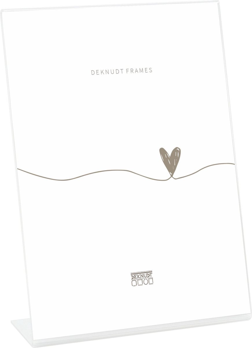 Deknudt Frames fotolijst S58RL1 V - transparant - voor foto 20x30 cm