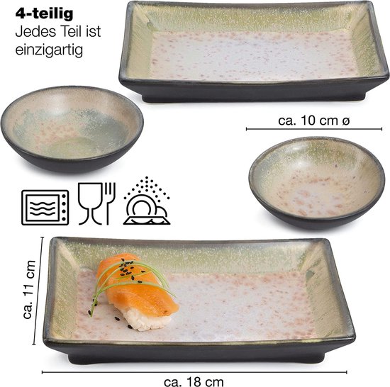 Sushi Serviesset Borden en schalen voor sushi Sushi Set Sushi Kit