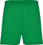 Groene heren sportbroek zonder binnenbroek en elastische band met koord model Calcio maat XL