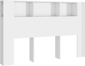 vidaXL-Hoofdbordkast-160x18,5x104,5-cm-hoogglans-wit
