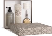Boutoi - Refresh Luxe Cadeauset - Handzeep, Handdoek, Toiletblokhouder & 4 Toiletblokken - Fig Delight - Unisex