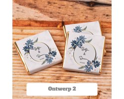 Bruiloft chocoladedoos (100 stuks + doos), bruiloft gunst, cadeau voor gasten, Bedankje bruiloft, gepersonaliseerde naam, bruiloft decoratie, Wedding Chocolate Gift Bruiloft chocoladedoos (100 stuks + doos), bruiloft gunst, cadeau voor gasten, Bedankje bruiloft, gepersonaliseerde naam, bruiloft decoratie, Wedding Chocolate Gift