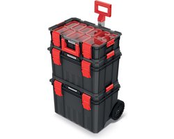 Kistenberg - Set van Gereedschapsorganiser /Sorteerdozen op wielen