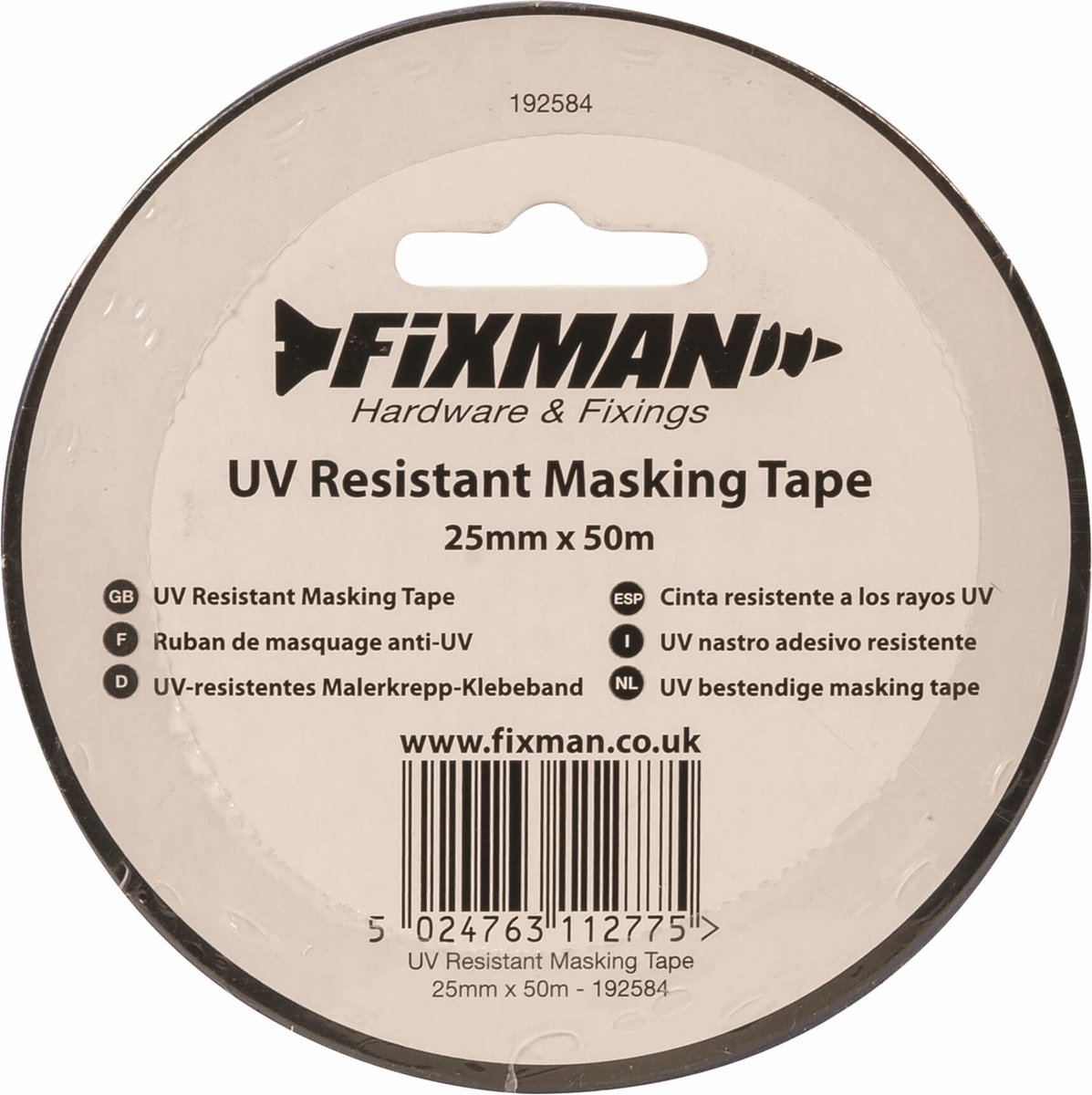 Fixman Masking Tape 25mm X 50m 192532 - View #10