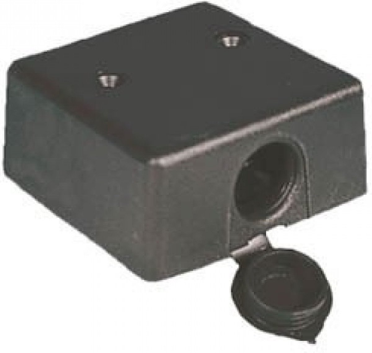 Stekkerdoos 12V opbouw + deksel uni