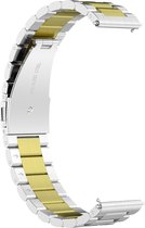 Band Geschikt voor Huawei Watch GT Runner/Watch GT 3 46mm gemaast staal Goud