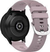 Band Geschikt voor Samsung Galaxy Watch 5/4/2/Active 40mm gladde siliconen Lavendel