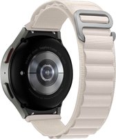 Band Geschikt voor Universele Galaxy Watch Verstelbare Nylon – Wit