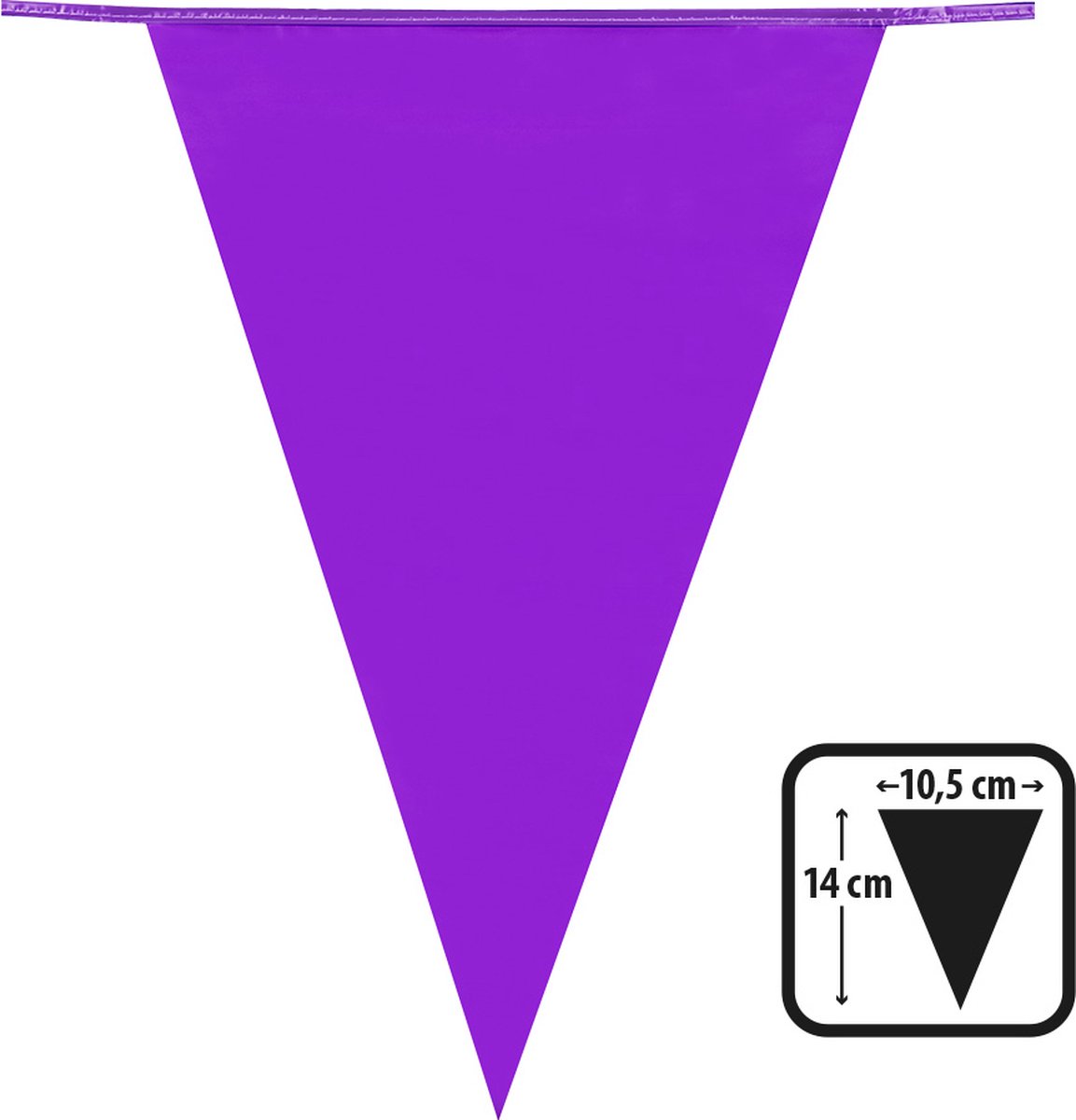 Mini vlaggenlijn paars