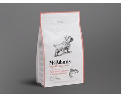 McAdams Kleine Rassen Scharrelkip & Zalm 2kg