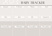 Baby tracking poster - A3 - Incl. Stickers! - MAEVE