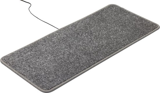 Foto: Heatek infrarood verwarming 90x40cm misty grey warme voeten mat voeten verwarming verwarmingsmat