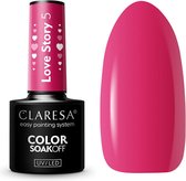 Claresa UV/LED Gellak Love Story #5 – 5ml. - Roze - Glanzend - Gel nagellak