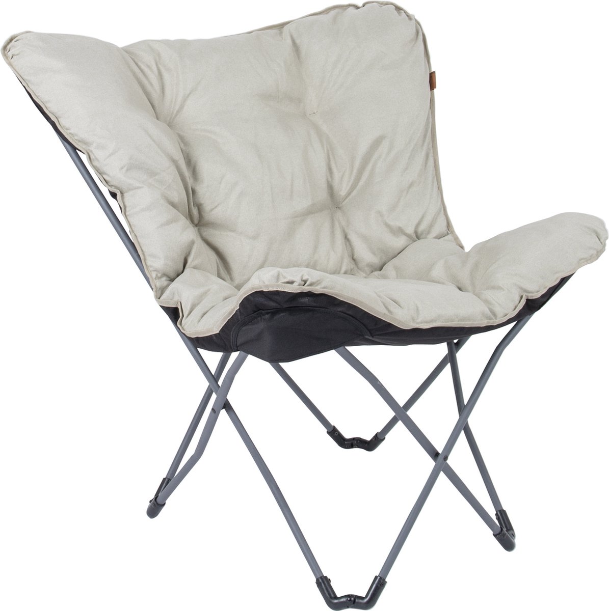 Bo-Camp - Urban Outdoor collection - Vlinderstoel - Redbrigde - L - Oxford polyester - Beige