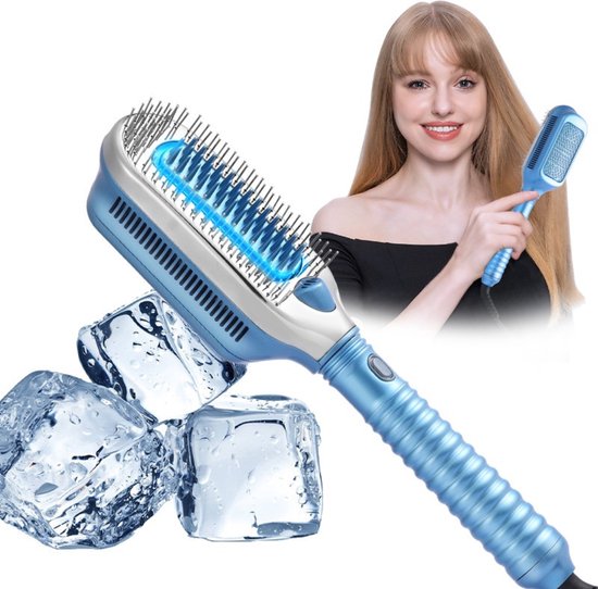 Brosse pour sèche-cheveux - Fer à lisser - Brushing - Thérapie par la glace  - Soin... | bol.com