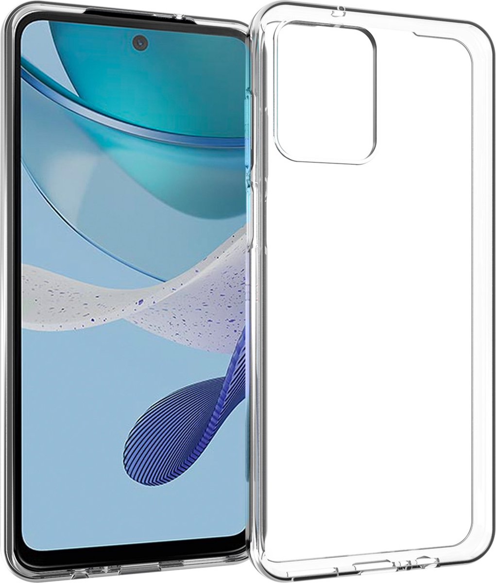 Accezz Hoesje Geschikt voor Motorola Moto G53 Hoesje Siliconen - Accezz Clear Backcover - Transparant