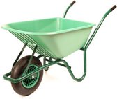 Topgear Brouette 85 litres avec pneu pneumatique - Conteneur en plastique vert