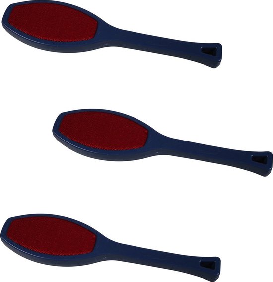 WENKO Textielborstel Junior - dubbelzijdig, polypropyleen, 6 x 21,5 x 2 cm, wit